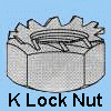 "K" or Kep Lock Nut