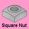 Square Machine Nut