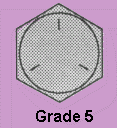 Grade 5 Hex Head