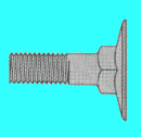 Flat Head, Square Neck Elevator Bolt