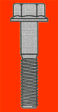 Hex Head with Flange Frame Bolt