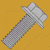 Hex Head, Serrated Flange Washer Screw