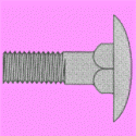 Round Head, Square Neck Step Bolt